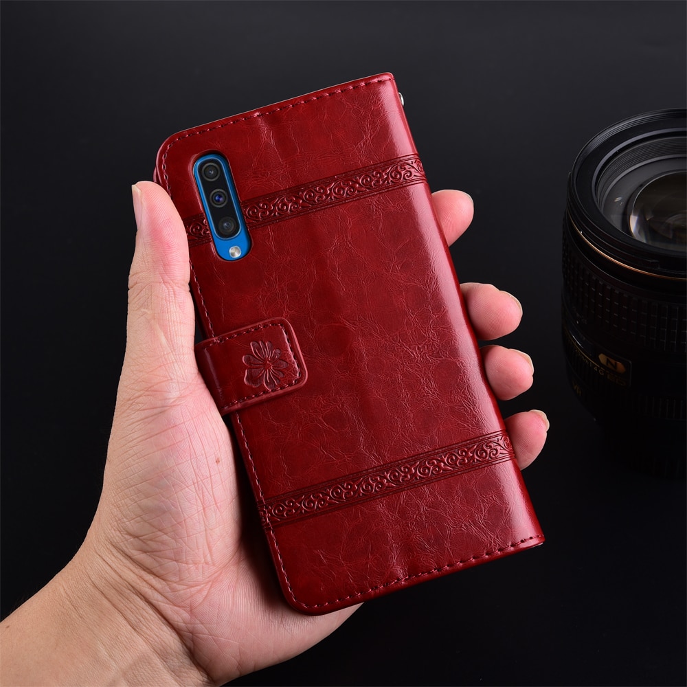 Til on galaxy  a30s a30 pung etui til samsung galaxy  a30s a30 a 30 cover kickstand flip cover til samsung  a30s a 30s fundas