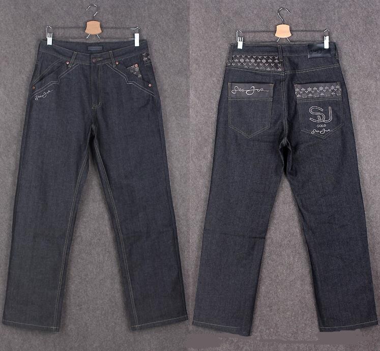 Jean de cow-boy en Denim pour homme, pantalon de style Hip-Hop, ample, loisirs, grande taille 42 44, tendance,