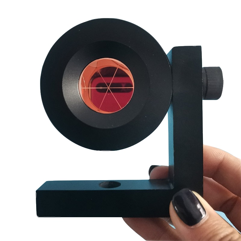 L bar Mini Prism 90 Degree Reflector Prism Metal Bracket 1 inch Total station prism for Monitoring Surveying installatiom