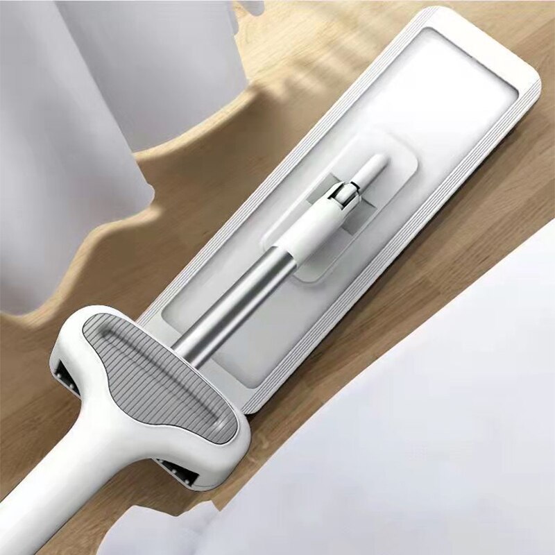Balai serpillière en microfibre avec 3 pièces, avec tête rotative à 360 °, grattoir pour le nettoyage des sols, outils de cuisine à domicile