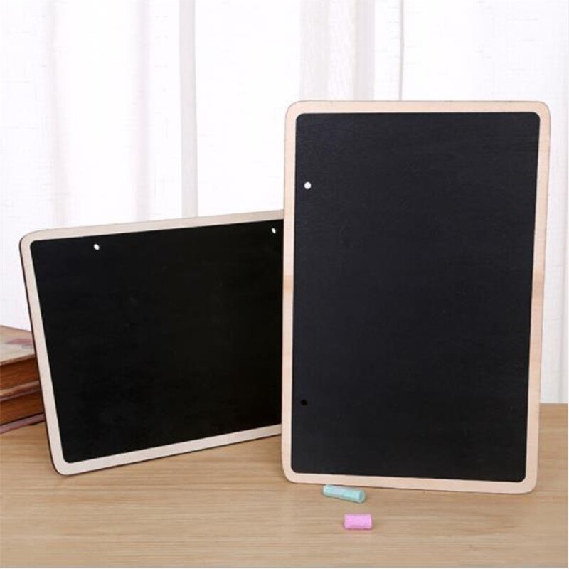 Hanging Thick Section Wooden Blackboard Erasable C... – Grandado