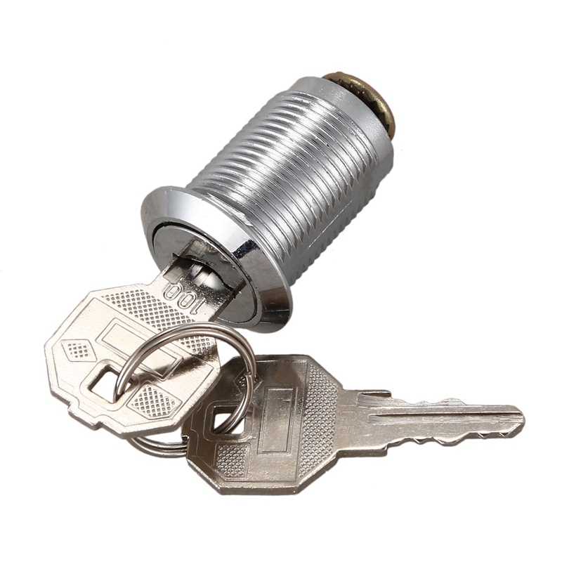 17.5mm x 25mm Thread Cabinet Mailbox Drawer Quarter Turn Cam Lock