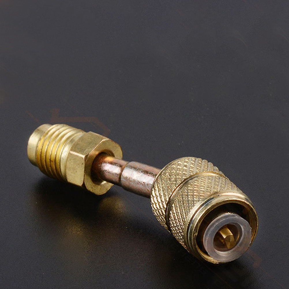 4Pcs R22 R410A Air Conditioner Refrigeration Converting Adapter Hose Set Kits Joint Quick Remover Installer Quick Connector A35