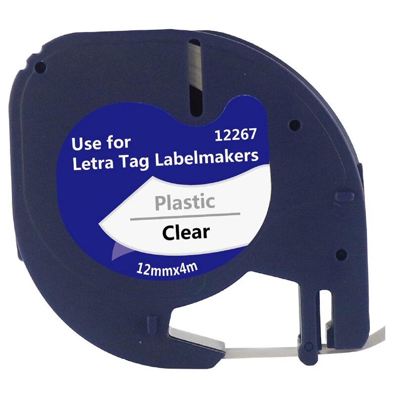 7 pakke 91201 kompatibel dymo letratag tape 12mm 91330 16952 91331 91332 blandet farve tape til dymo letratag lt -100h