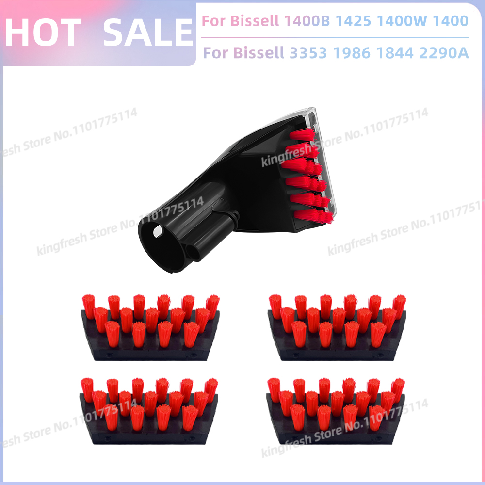 Fit For Bissell Little Green 1400B 1425 1400W 1400 1844 2290A 1425 1986 2458 3194 3353 3588F Series Replacement Brushes: Dark Khaki