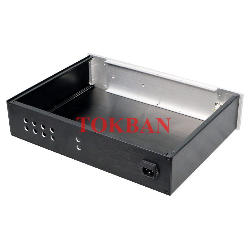 Tokban Audio 4309 431*92*308/358mm All-aluminum Power Amplifier Chassis Enclosure DIy DAC Decoder HFI Preamplifier Case Shell
