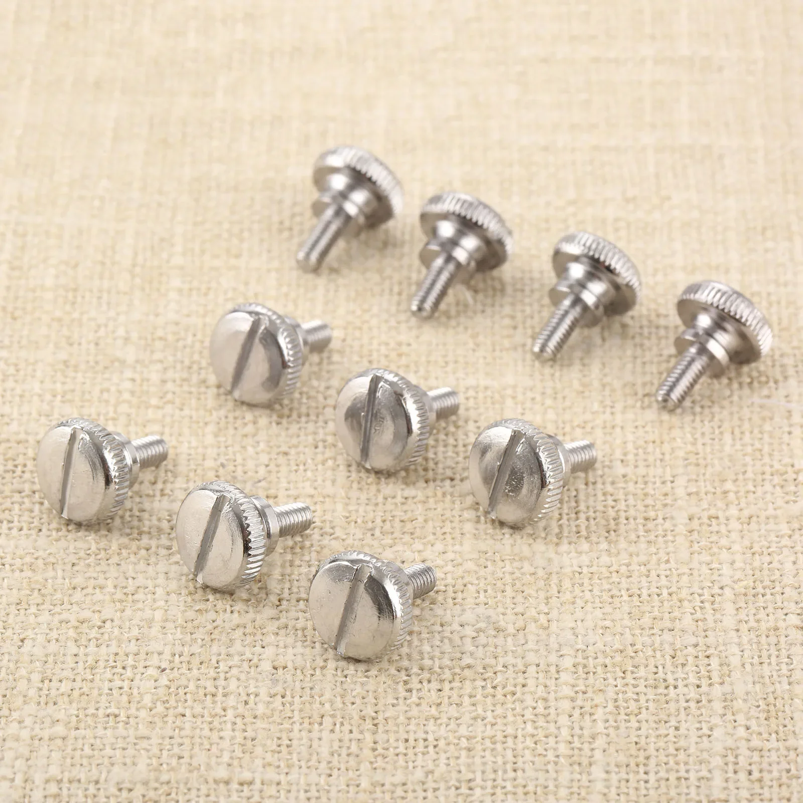 10Pcs Metal Sewing Machine Foot Screws Feet Thumb Screws Bulk Clamp Plate Screw for Lockstitch Home Sewing Machines Presser Foot