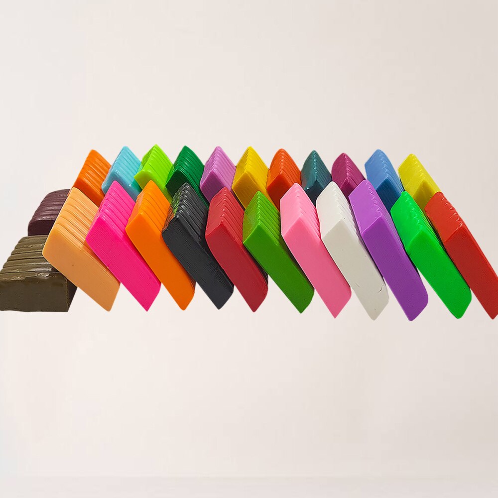 1 zestaw 24 kolorów piec robić pieczenia gliny modelina DIY zestaw modelowanie klocki gliniane z narzędziami dla dzieci dziecko