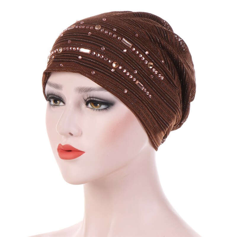 Verano encaje fino turbante de algodón sólido gorros hijab interiores transpirable suave de las mujeres musulmanas turbantes de cabeza hijab underscarf bonnet: 2