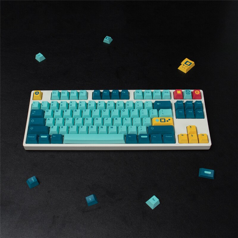 Gmk retrocast pbt dye sub cherry profile keycap 137 keys with 2u shift 6,25 u 7u spacebar for mechanical keyboard