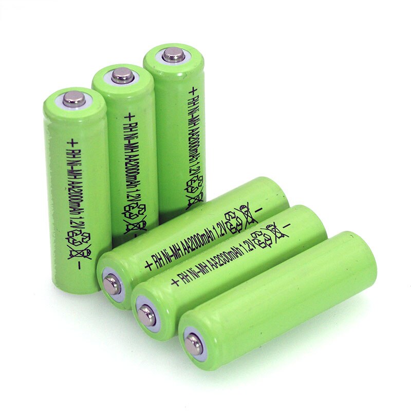 4 Stuks 1.2V Ni-Mh Aaa Batterijen 600Mah Oplaadbare Nimh Batterij + 4 Stuks 1.2V Ni-Mh Aa 2000mah Ni-Mh Batterij Voor Afstandsbediening