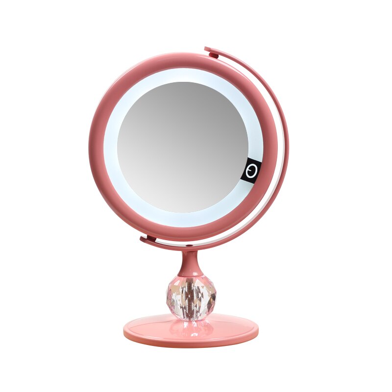 Touch Dimmer LED Mirror Touch Screen Makeup Mirror Luxury Mirror With 20 LED Lights 180 Degree Adjustable Table MakeUp Mirror