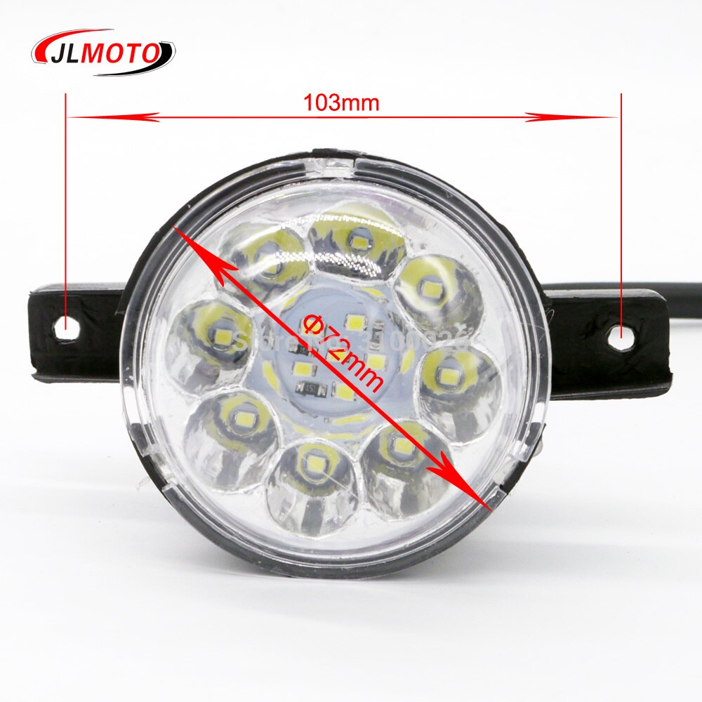 12 v/36 v LED Front LIGHT Voor Jinling Actionbike Nirtro 50cc 110cc 125cc Kids MINI ATV Elektrische Quad bike JLA-07-06 S-12 S-8 Deel