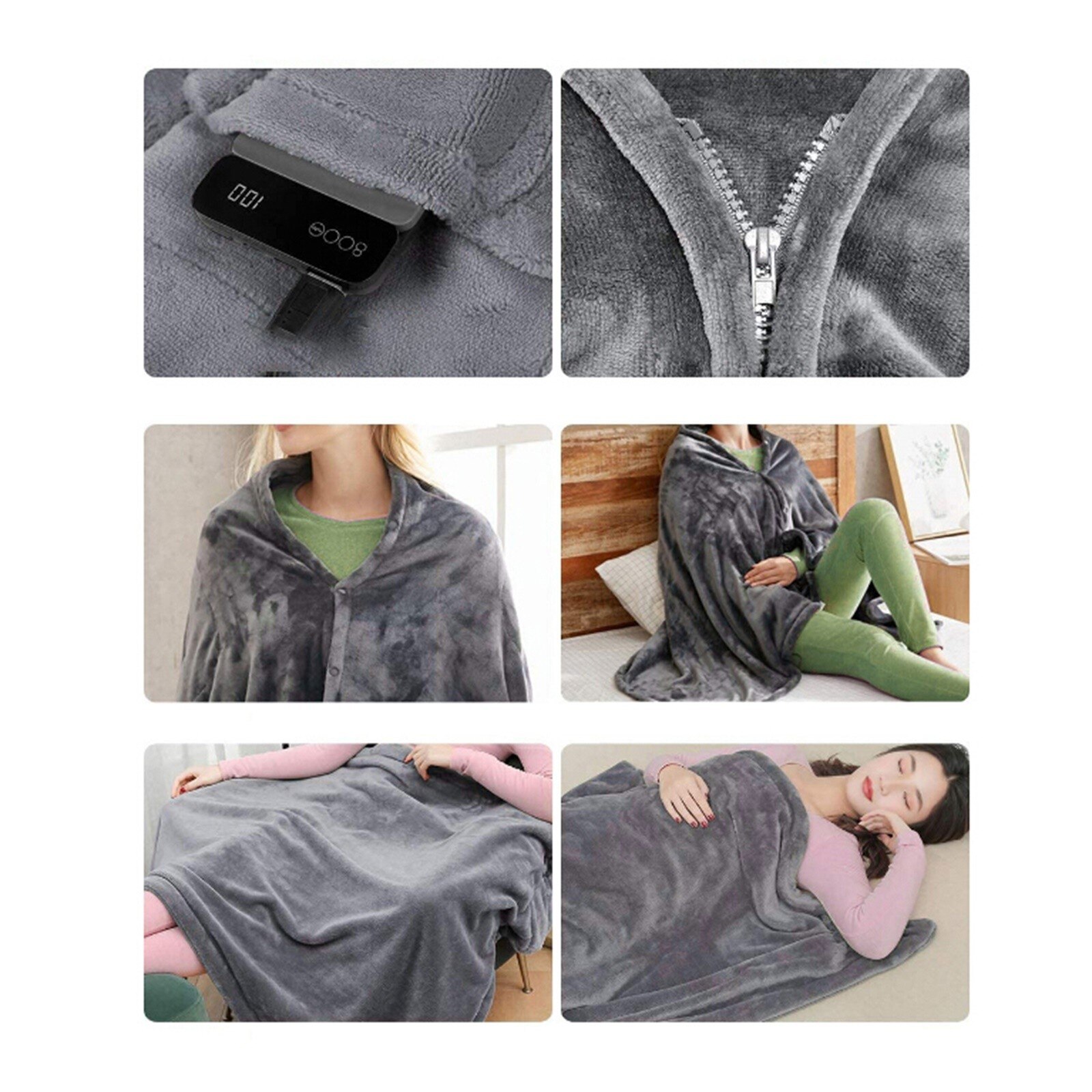 4# Usb Electric Heating Blanket Flannel Material Washable Cold Proof Electric Blankets Electric Heating Blanket Warmer Heater