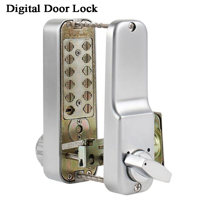 Digitale Deurslot Keyless Wachtwoord Code Slot Mechanische Toetsenbord Waterdichte Houten Deur School/Home/Winkel/Laboratorium Gate opener