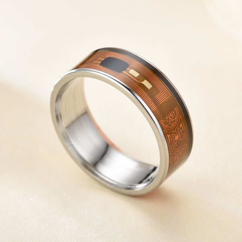Waterproof NFC Ring Intelligent Ring Wear Ring Support For Android For Window NFC Multifunctional smart ring Finger Digital Ring: Size 9
