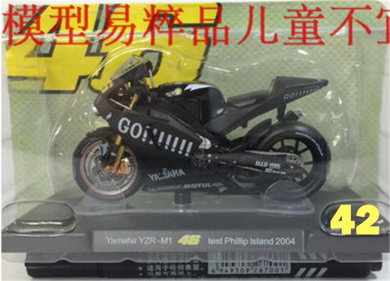 LEO 1:18 46 # Limited Collector Rossi Motorcycle Model Series Apulia Yamaha Honda Motorcycle Toys Best Birthday: 42