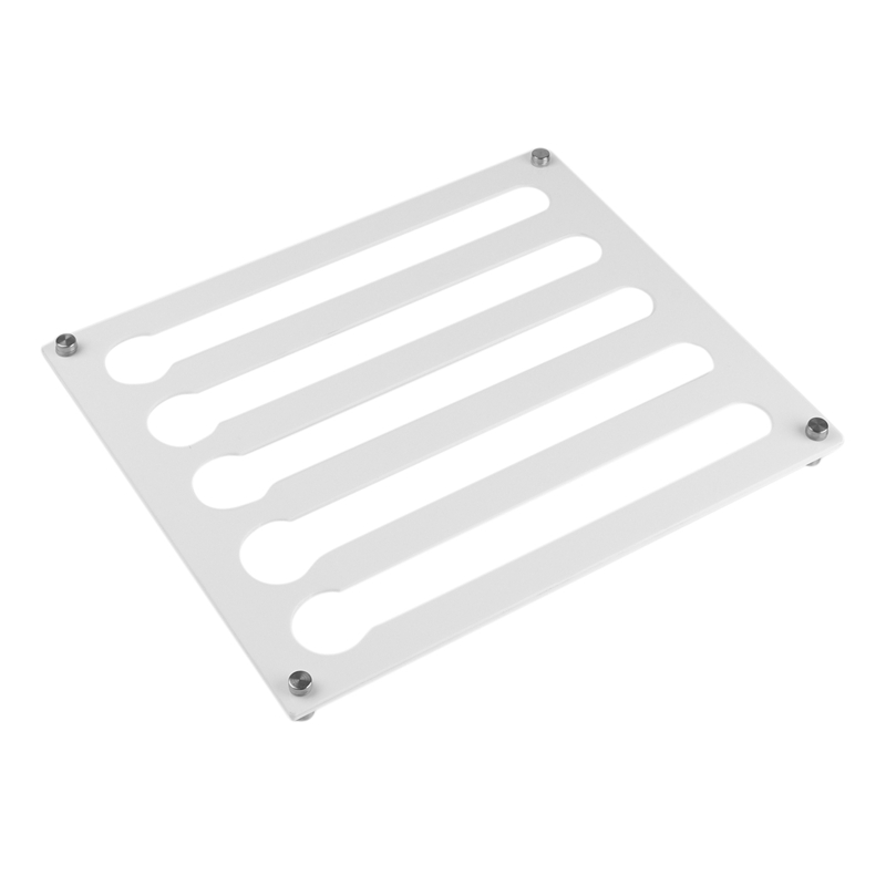 Coffee Pod Holder for Nespresso Capsules, 35 Capacity Acrylic Coffee Capsules Organizer Dispenser, Coffee Storage: white