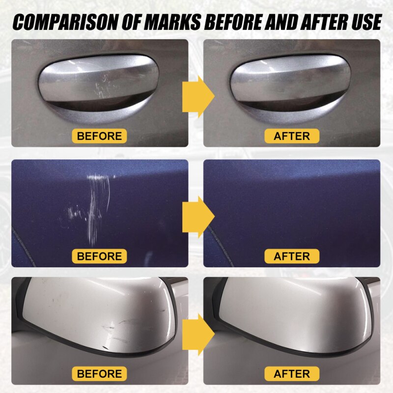 30/50Ml Auto Clear Scratch Remover Set Touch Up Auto Verf Reparatie + Borstel Kit Auto Vloeibare Lederen interieur Voor Thuis Auto Wassen