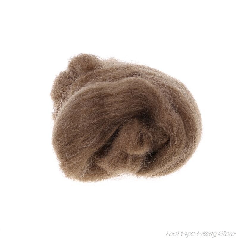Mode Wol Corriedale Needlefelting Top Zwervende Geverfd Spinning Nat Vilten Fiber J27 21