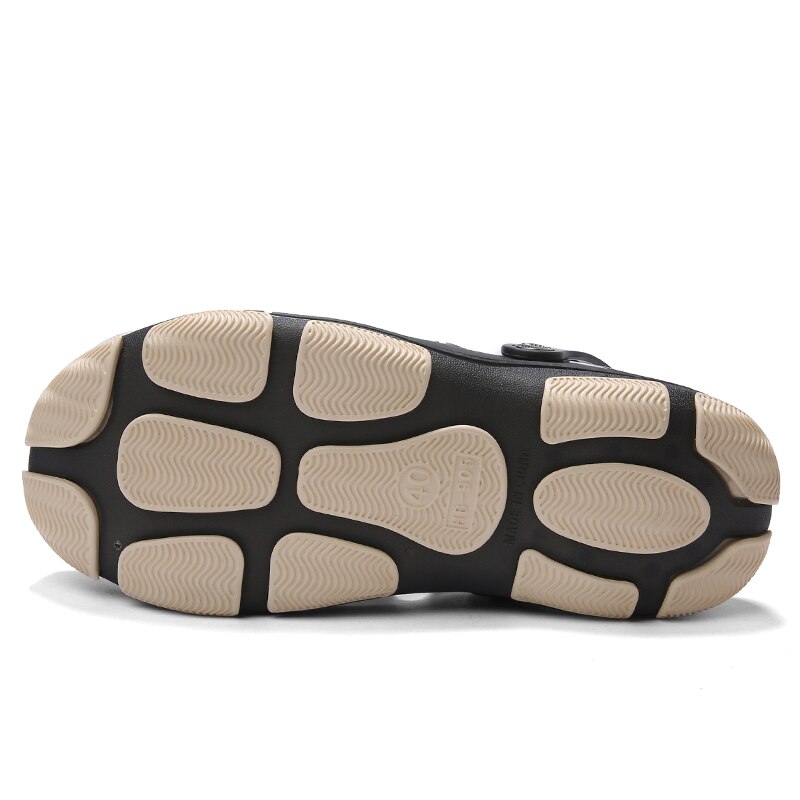 Jelly Shoes Slip-on Sandals Men Breath Mens Sandals Summer Outdoor Beach Sandals Casual Slippers Croks Sandalias Croc Clogs Men