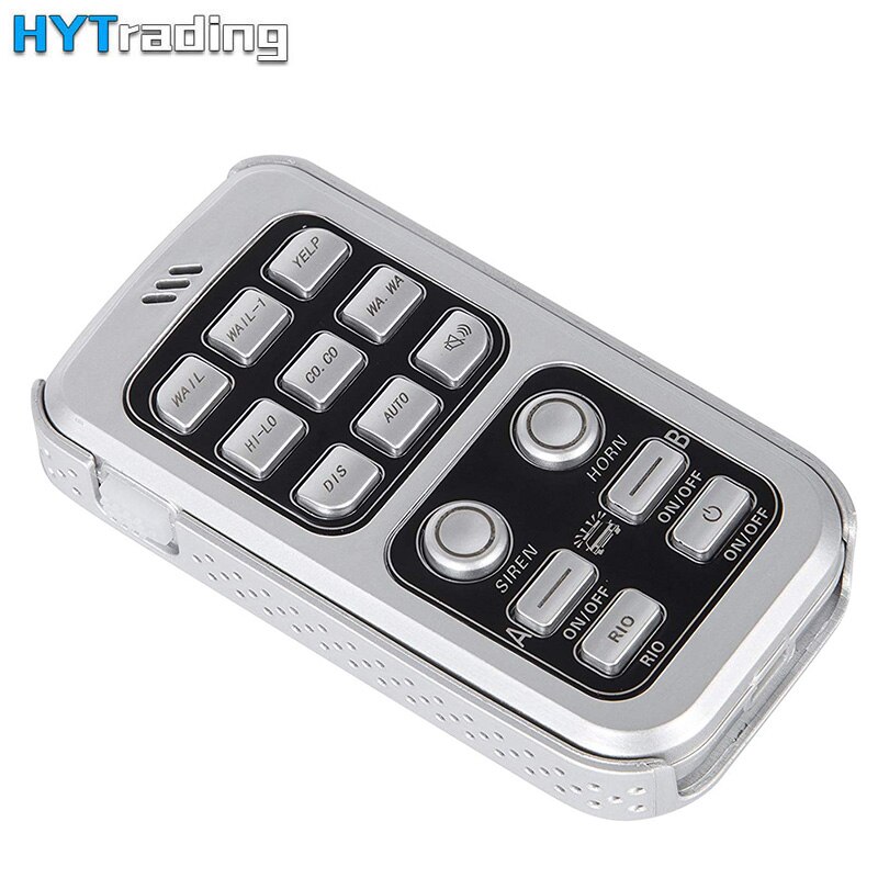 Super Loud Klaxon Police Horn 200W Pa Black Speaker Megaphone Electronic Speaker System 12v for Car Horn Police Siren