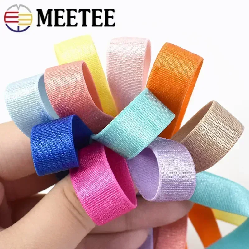 Bandas elásticas para ropa interior, sujetador, correa para el hombro, banda de goma para el pelo, pantalones, cinturón, correas elásticas de nailon, accesorio de costura, 5/10M, 12mm