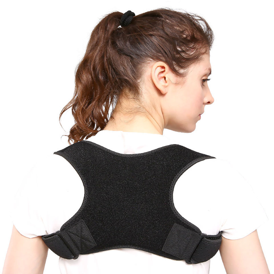 Gobygo posture corrector rygstøtte bælte skulderbandage korset ryg ortopædisk rygsøjles kropsholdning corrector rygsmerter lindring