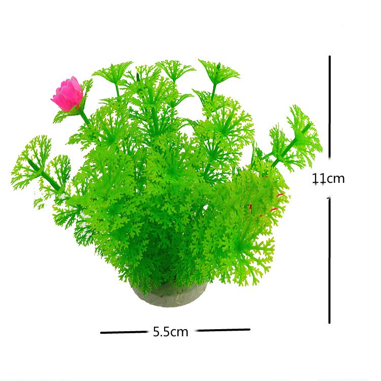 Keinotekoinen vedenalainen kasvi akvaario kala säiliö vesi ruoho ornamentti akvaario maisemointi akvaario kala akvaario tarvikkeet: Vaaleanvihreä