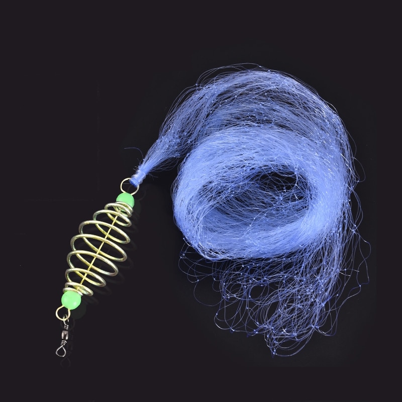 Fiskenet kastenet fiskekroge klæbrig fisk metode karpe fiskeri feeder fjeder bly synker kaste ingen behov krog fiskeværktøj