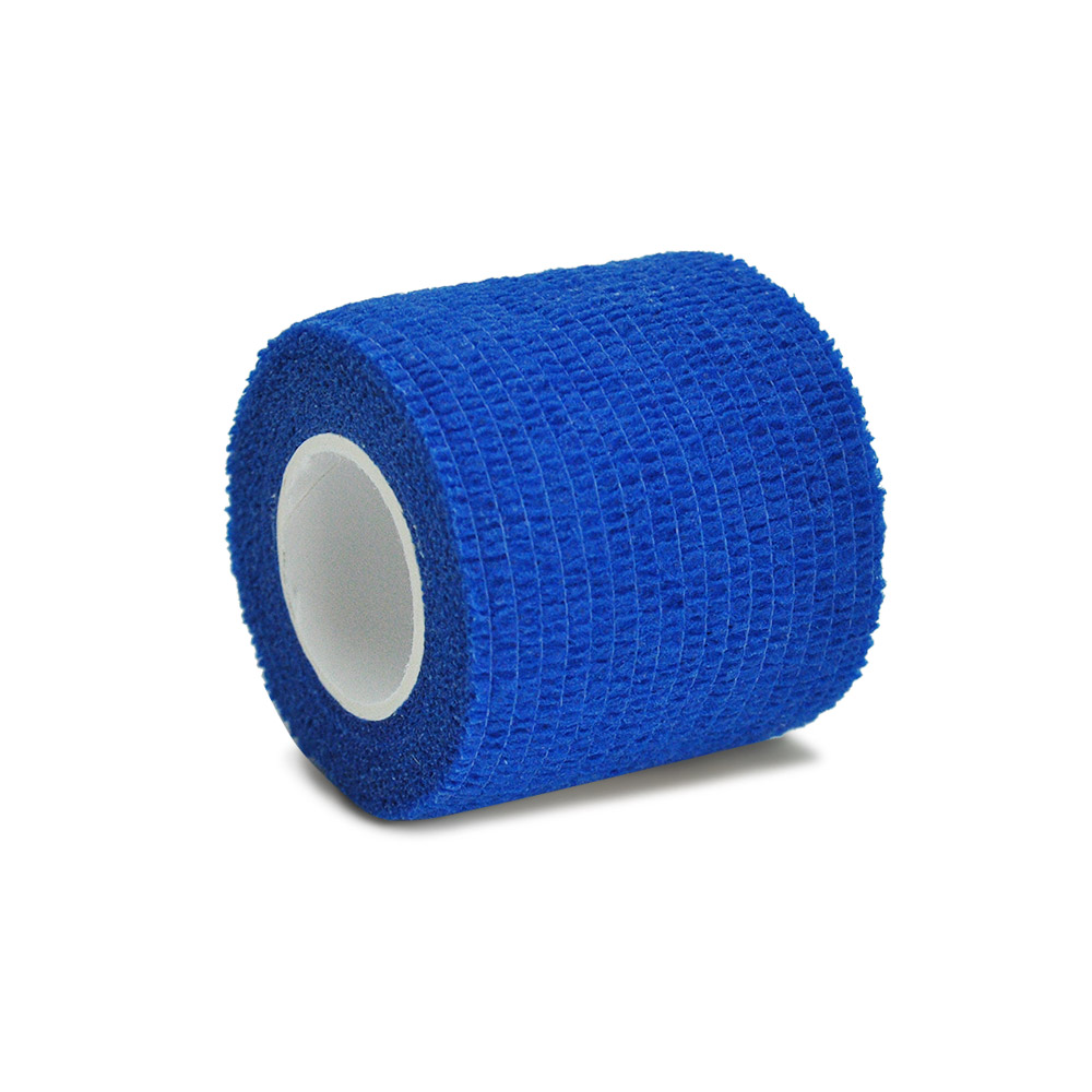 Elastoplast-Bandage élastique auto-adhésif bleu pour le sport, bande ronde pour le soutien du genou, rinçage des doigts, l'hypothèse et épaule, multiple, 4.8m: S / Black