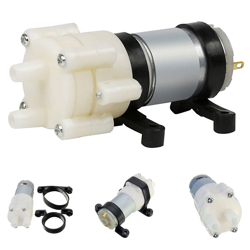 12V R385 Pond Mini Fountain Air Pump DC Water Oxygen Motor Diaphragm Fish Tank Aquarium Pump