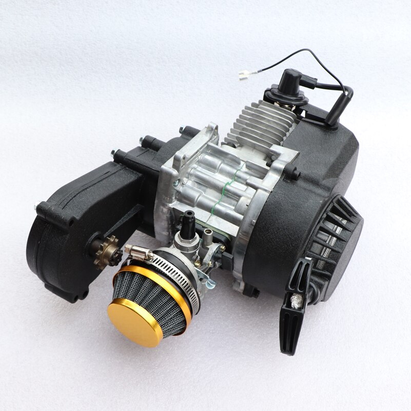 49cc 47cc Motorcycle Complete Engine for 2-Stroke Pull Start W/Transmission Mini Dirt Bike