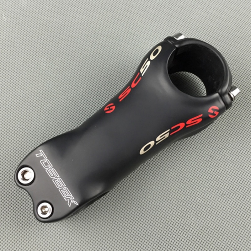 TOSEEK SC50 Full Carbon Fiber Bike Stem Mountain Road Bicycle Stems 6/17 Degree 31.8*70/80/90/100/110/120/130mm Bike Parts