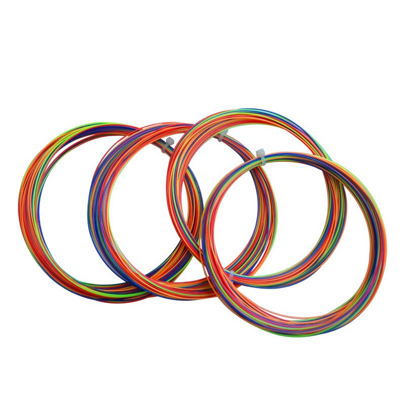 Alpha Rainbow-Cuerda de Bádminton de nailon, cuerda deportiva de 20-30 libras, red C5, 10 unids/lote: Default Title
