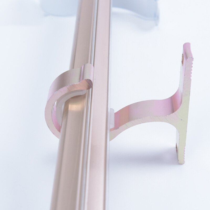 1 support de tringle à rideau, accessoires de fenêtre, support fixe et robuste, structure métallique suspendue, réglable, installation facile, crochet de bricolage pour la maison