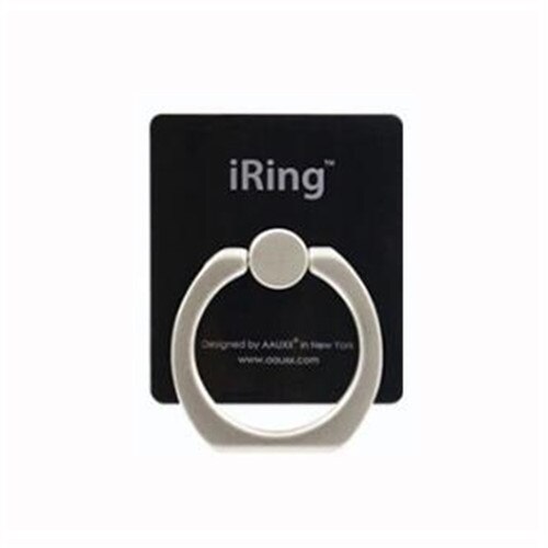 Telefonholder universal mobiltelefon iring 3d stativ finger grep stativ for iphone 11 pro max  xs 8 7 pluss finger ring holder: Svart