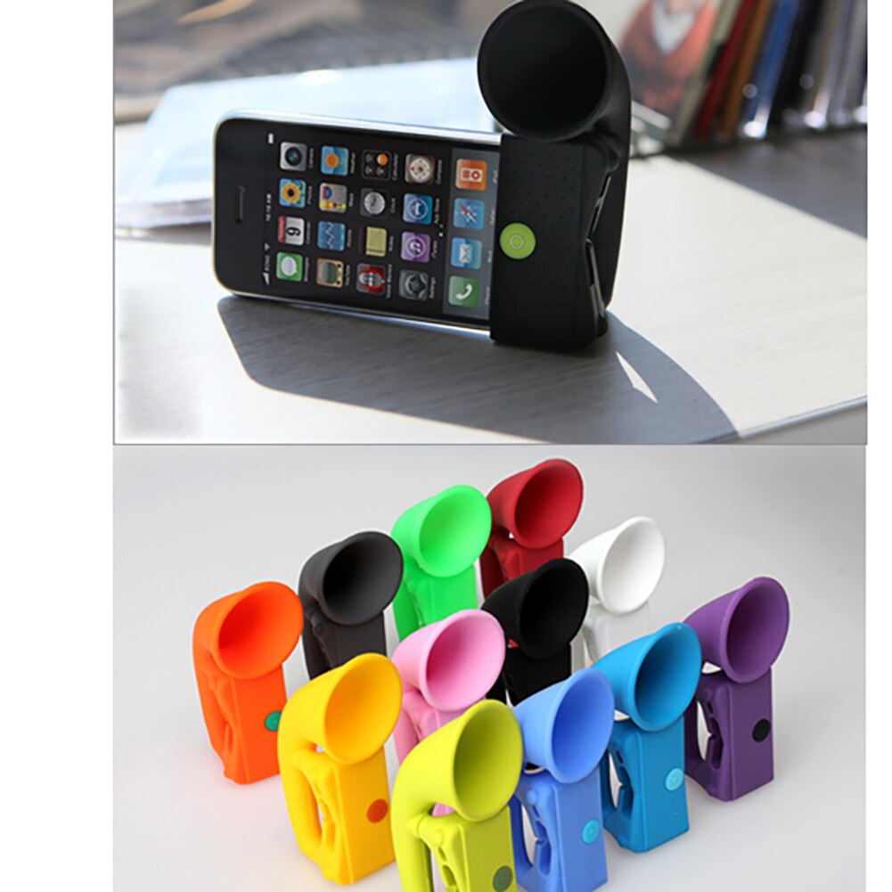 Telefoon Luidspreker Houder Bamboe Telefoon Dock Station Desk Stand Ondersteuning Houten Luidspreker Versterker Voor Iphone 4