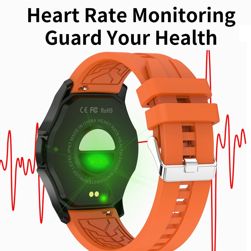 Body Temperature Measurement Smart Watch Men's Smart Wristwatch Sports Heart Rate Pressure Fitness Tracker smartwatch