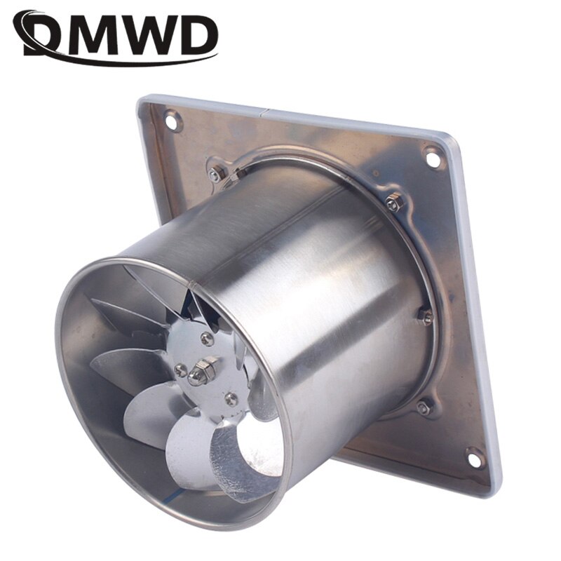 Dmwd 4 Inch Rvs Ventilator Badkamer Ventilator Keuken Afzuigkap Afzuigkap Wc Ventilator Verwijderen Geur