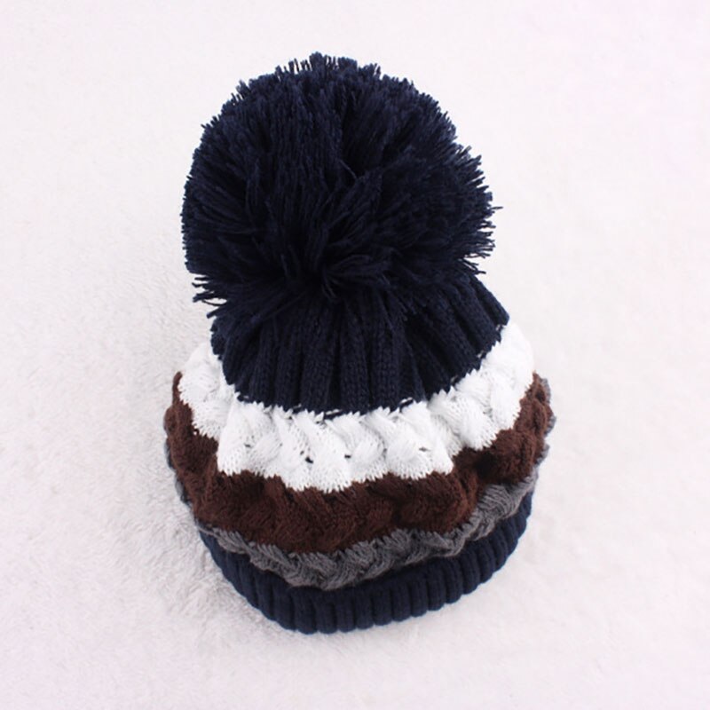 Baby Hat Winter Children Cap Girls Boys Knitted Winter Beanies Hat For Kids Cotton Solid Children Hat