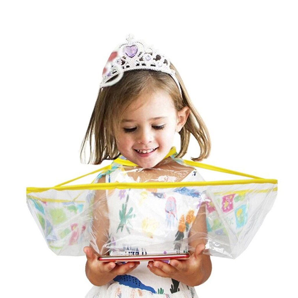 DIY Hair Cutting Cover Cloak Umbrella Cut Cover Wrap Hair Shaving Apron Barber Dress Cover Household Protecter: B