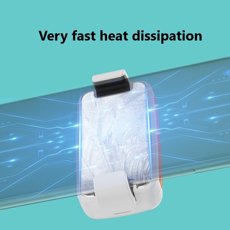 3-Mode Mobile Phone Radiator Phone Cooling Fan Case Cold Wind Handle Fan for PUGB Phone Cooler for iPhone Samsung Huawei Xiaomi