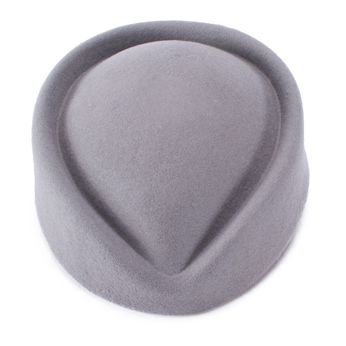 Pastillero de lana para mujer, sombrero fascinador, sombrero de azafata, sombrero de etiqueta, Gorra de fieltro lisa, boina para mujer, sombrero Formal para mujer A040