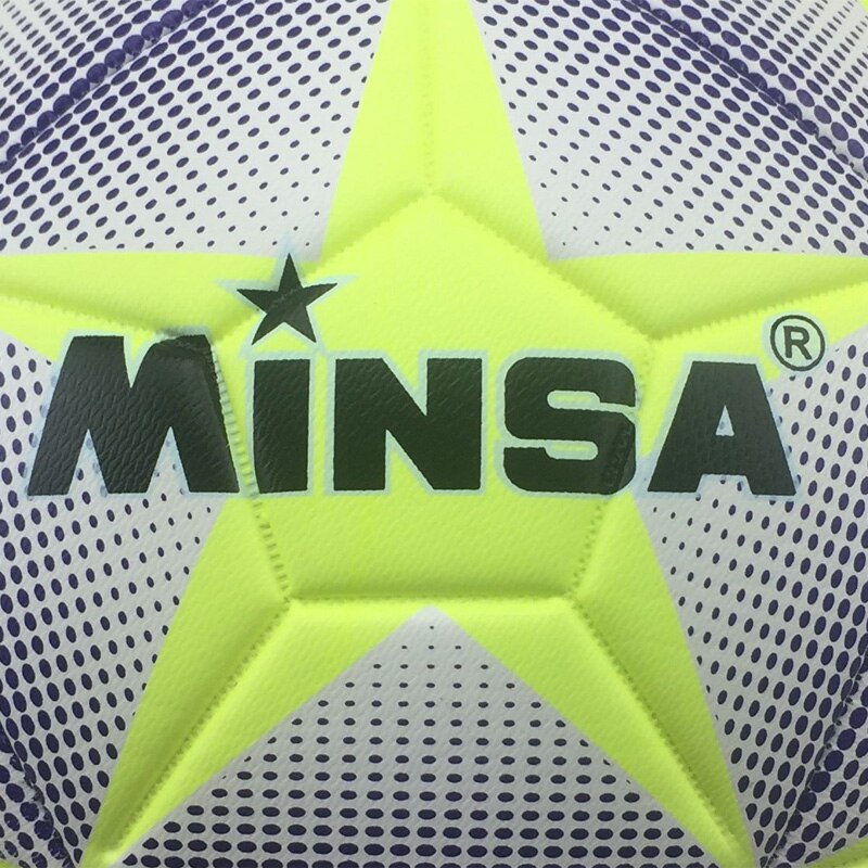 Brand MINSA A++ Standard Soccer Ball PU Soccer Ball Training Balls Football Official Size 5 and Size 4 bal
