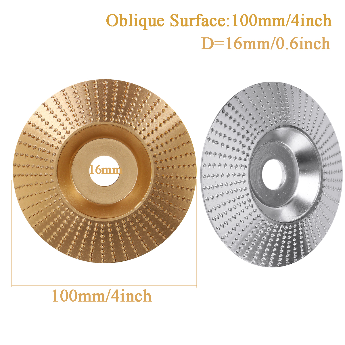 Tungsten Carbide Wood Grinding Wheel Discs Angle Grinder Sanding Discs Metal Plastic Wood Abrasive Tool