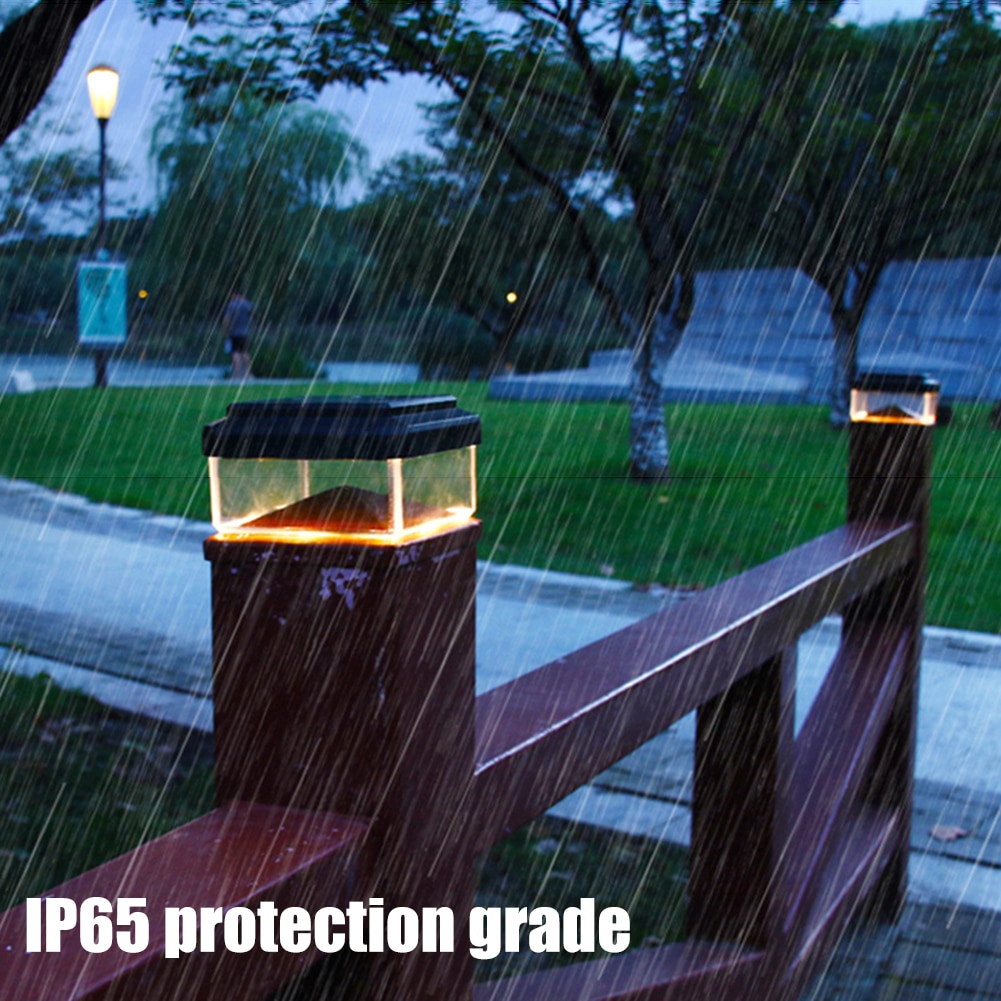 Led Spot Light Tuinpad Landschap Verlichting Waterdicht 8 Led Solar Pijler Lamp Outdoor Hek Binnenplaats Villa 'S Kolom Licht