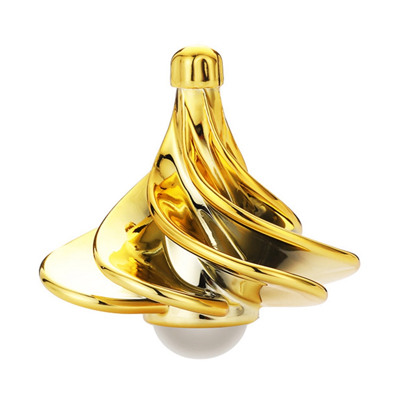 Desktop Decompressie Wind geblazen Spin-extraheren Roterende Sferische Gyroscoop Kinetische Bureau Speelgoed Fidget Speelgoed Vloeiende Vinger Speelgoed