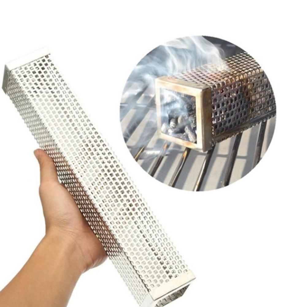 Stainless Steel Bbq Smoker Tube Hexagonal Barbecue Smoker Tube: 6 inch square