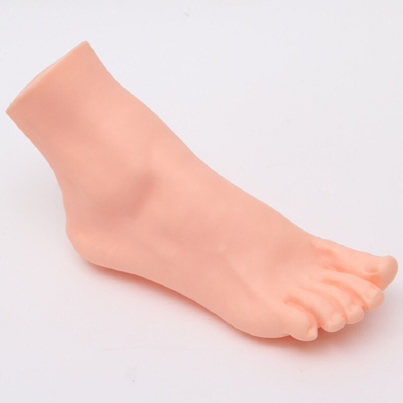 CAMMITEVER Man Right Foot Mannequins for Male Shoes Display Yellow Feet Sox Socks Show Mannequin Model